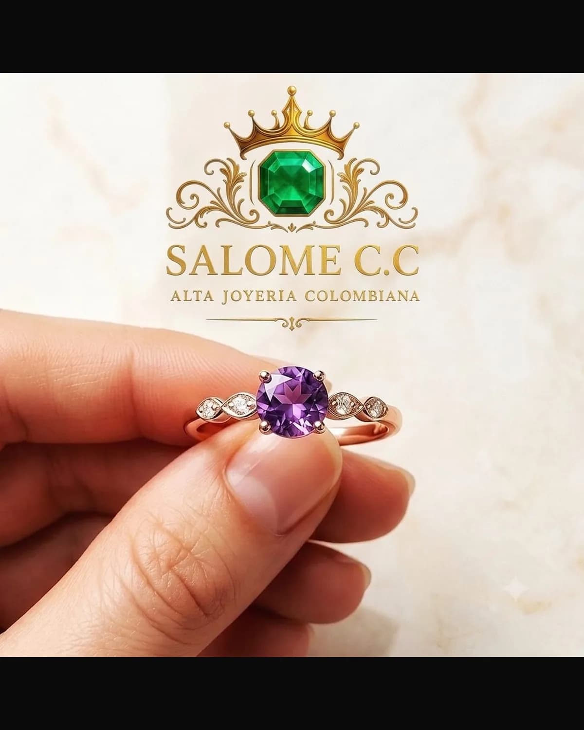 Anillo Aurora de Amatista