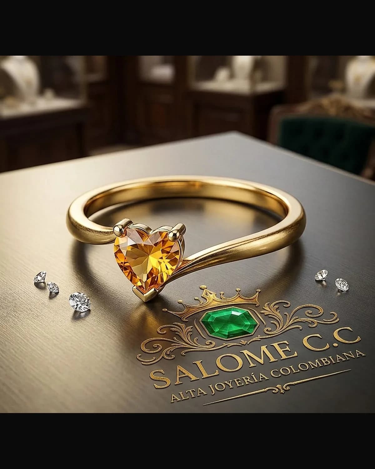 Anillo Corazón de Miel