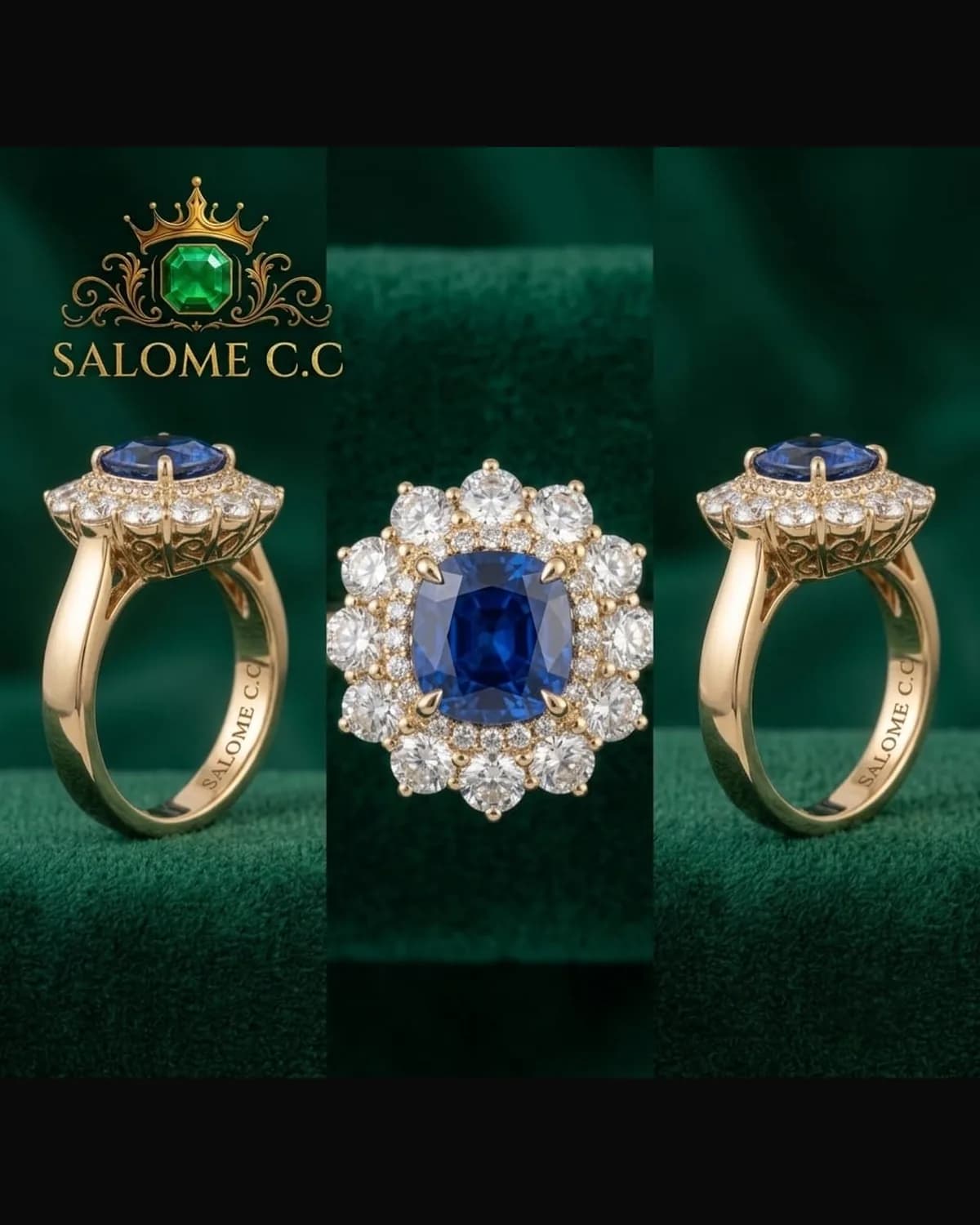 Anillo Corona Azul de Gachalá
