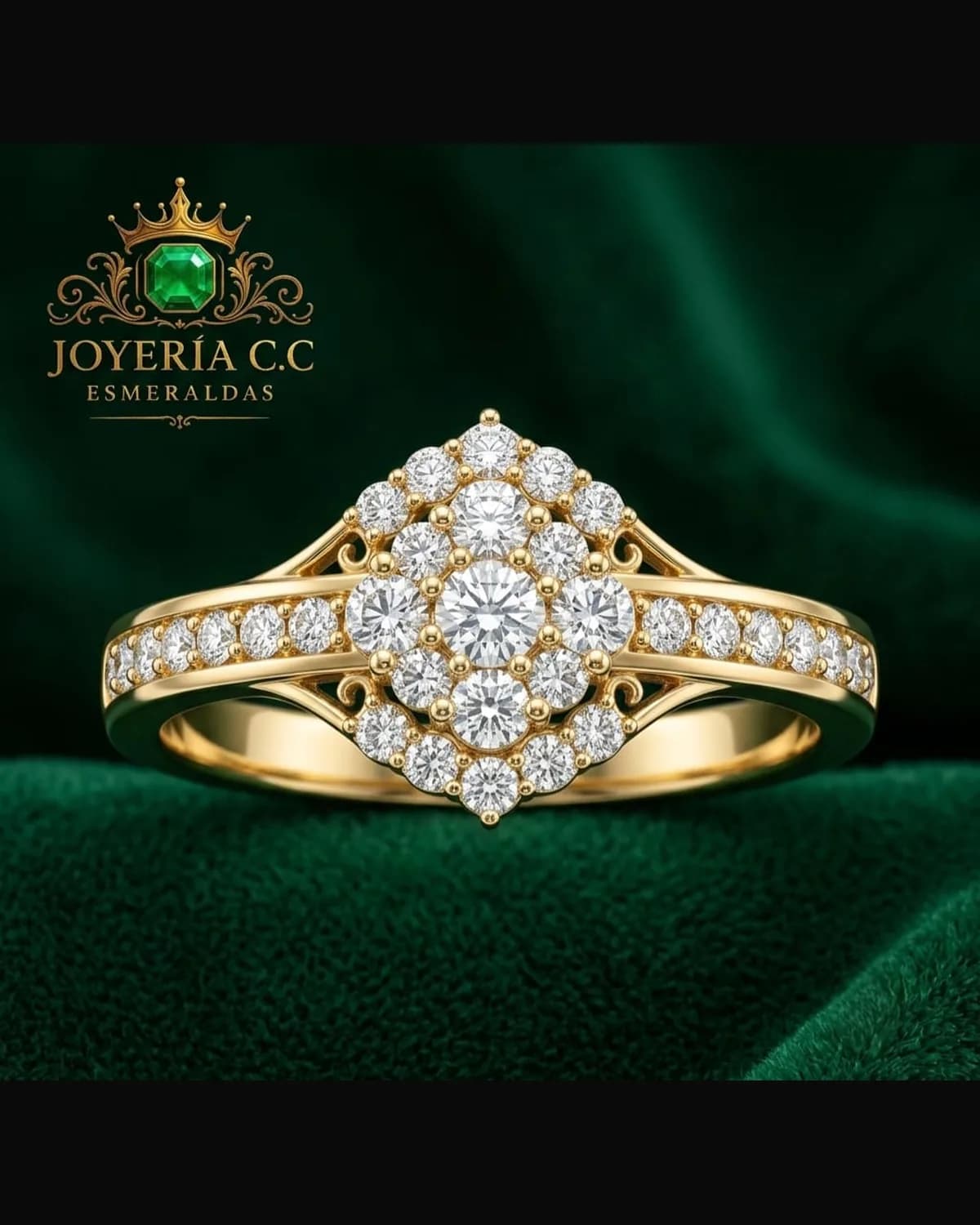 Anillo Corona de Rocío