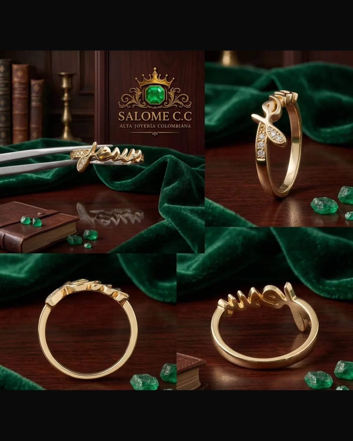 Anillo Fe Bordada