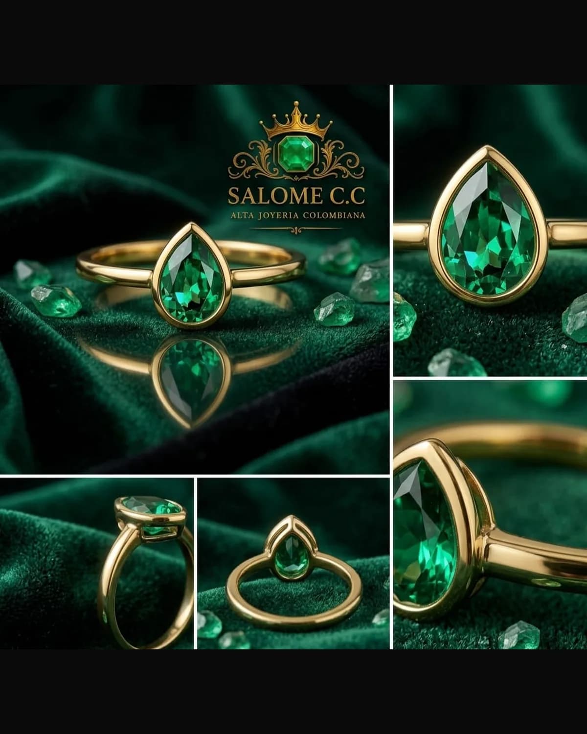 Anillo Gota de Chivor