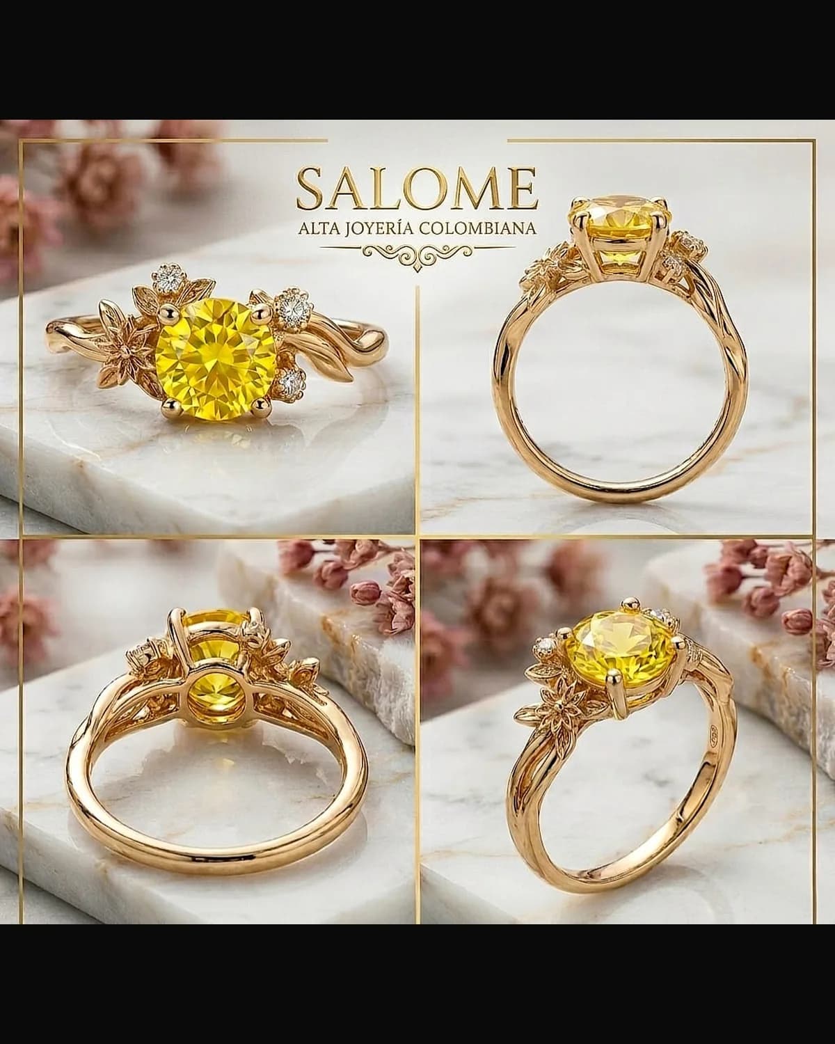 Anillo Jardín Dorado II