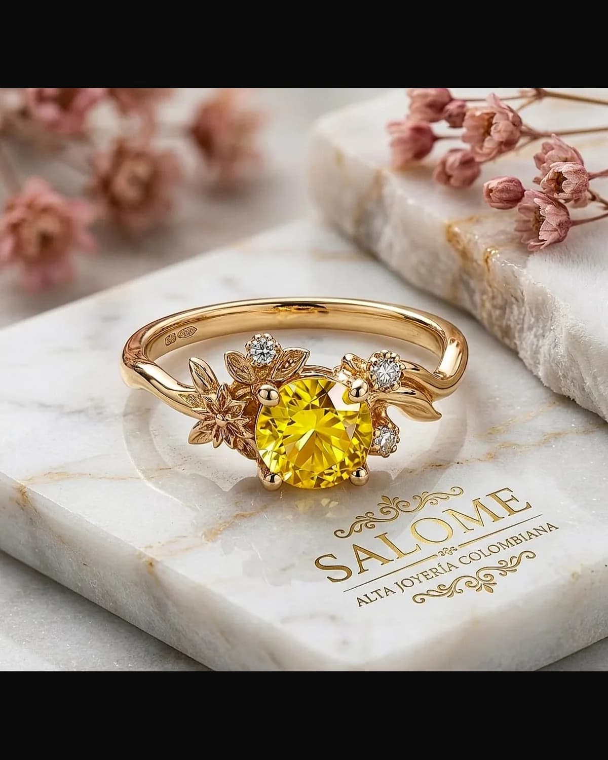 Anillo Jardín Dorado