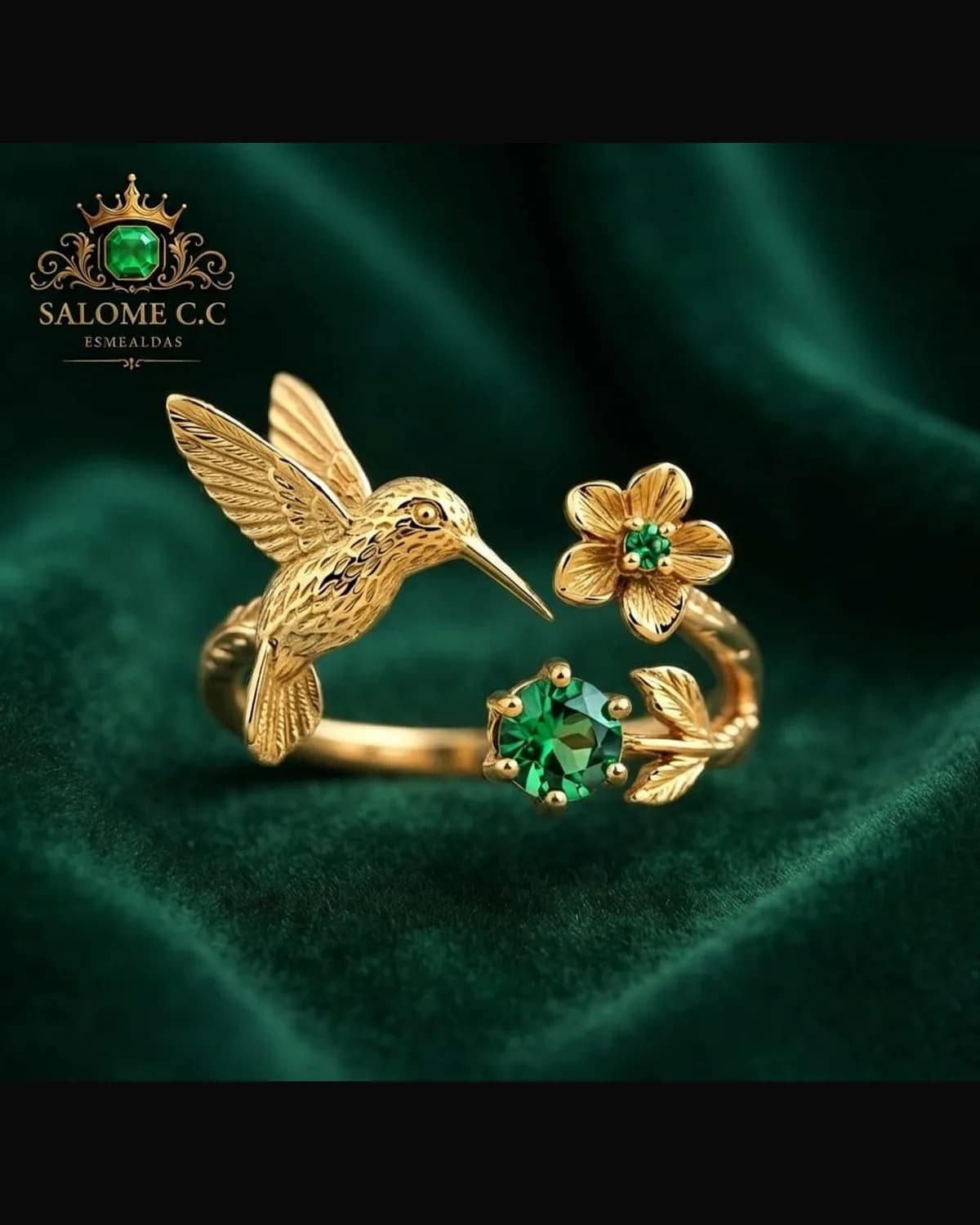 Anillo Vuelo de Esmeralda