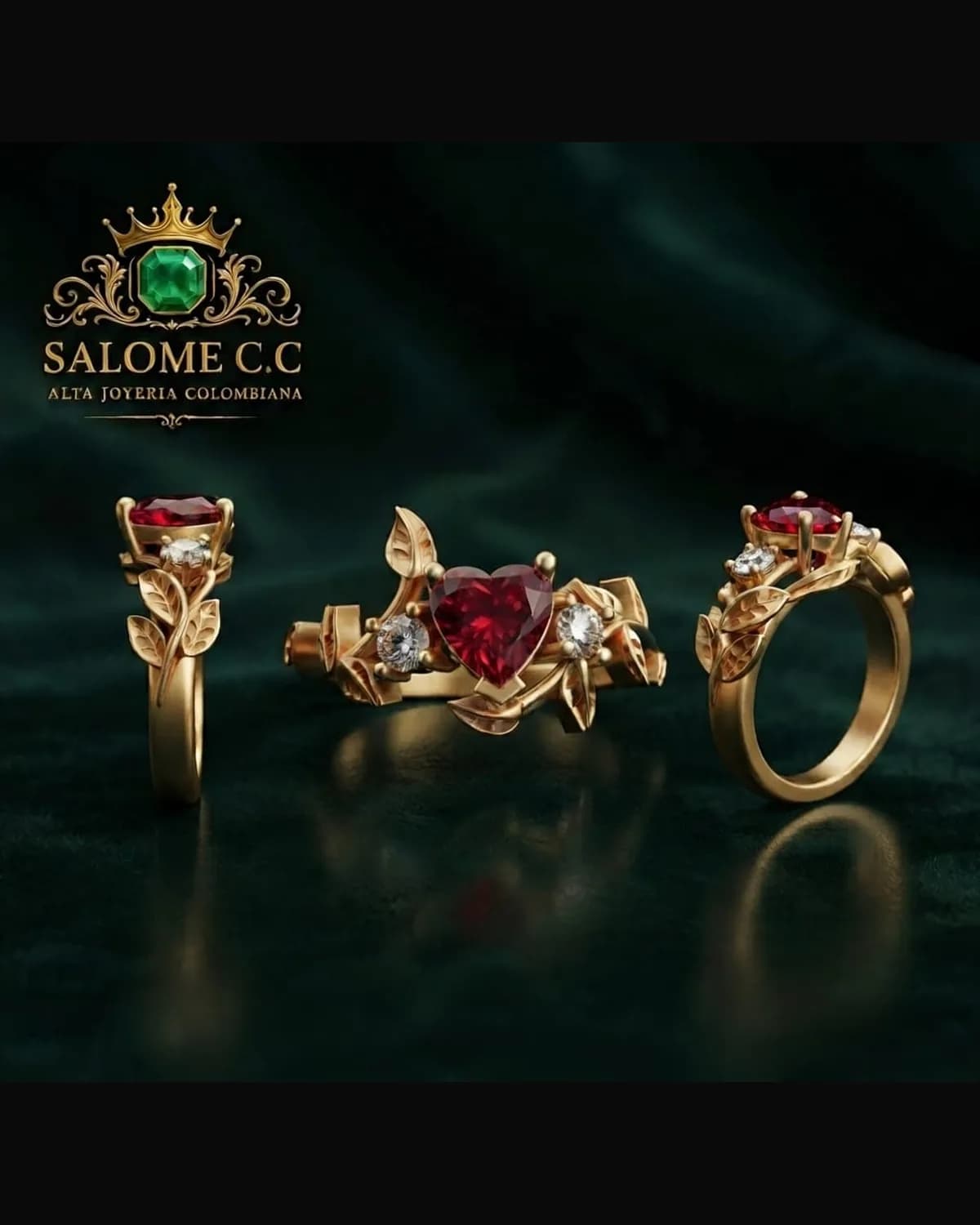Anillo Zarza Encendida