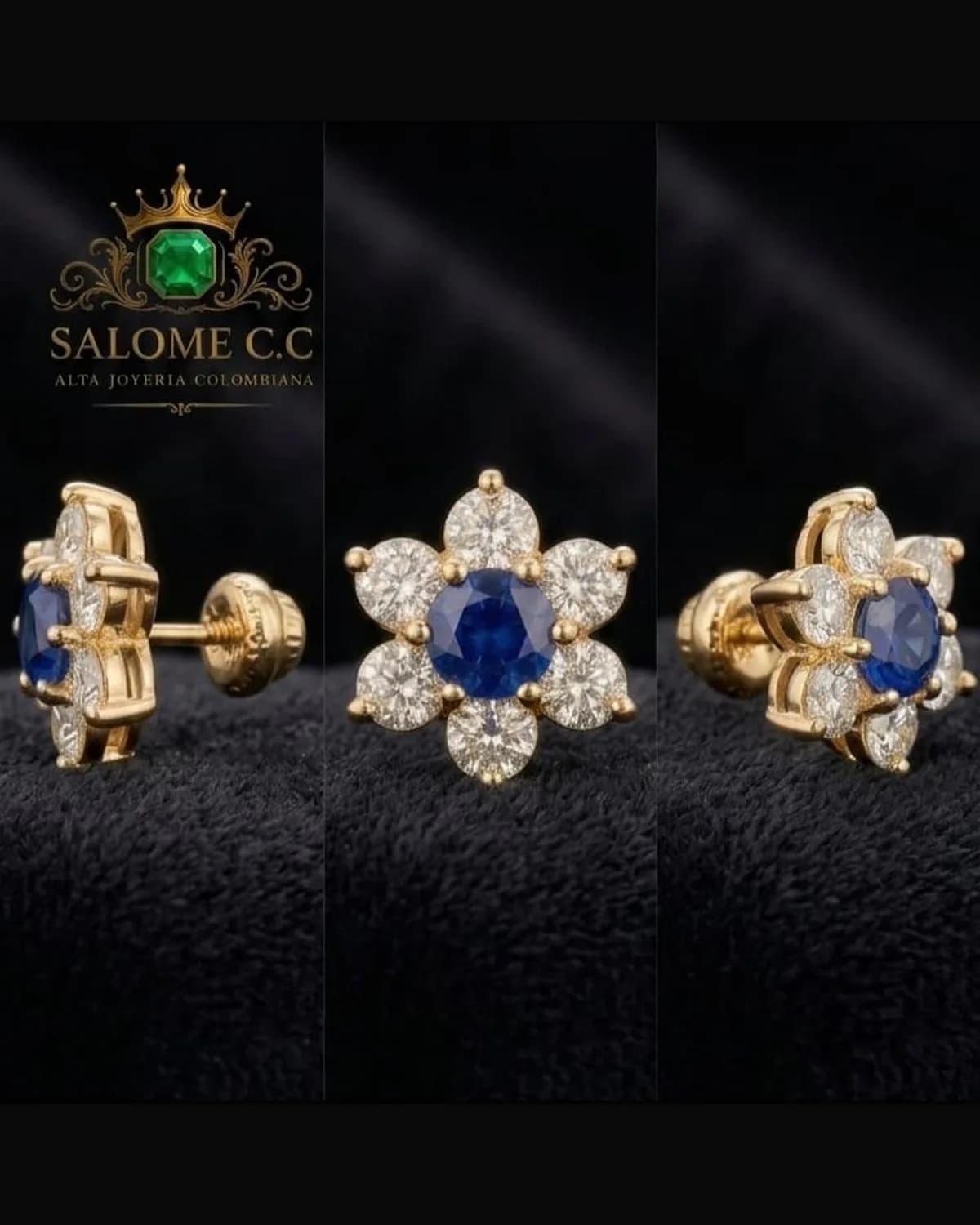 Aretes Flor de Rocío