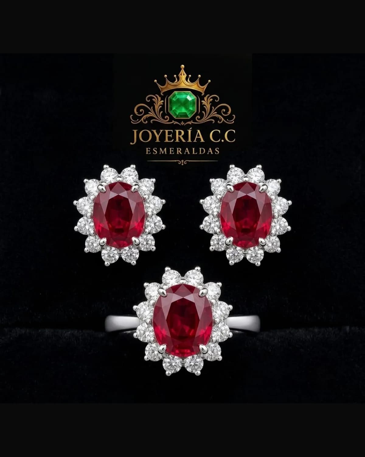 Aretes Fuego de Muzo