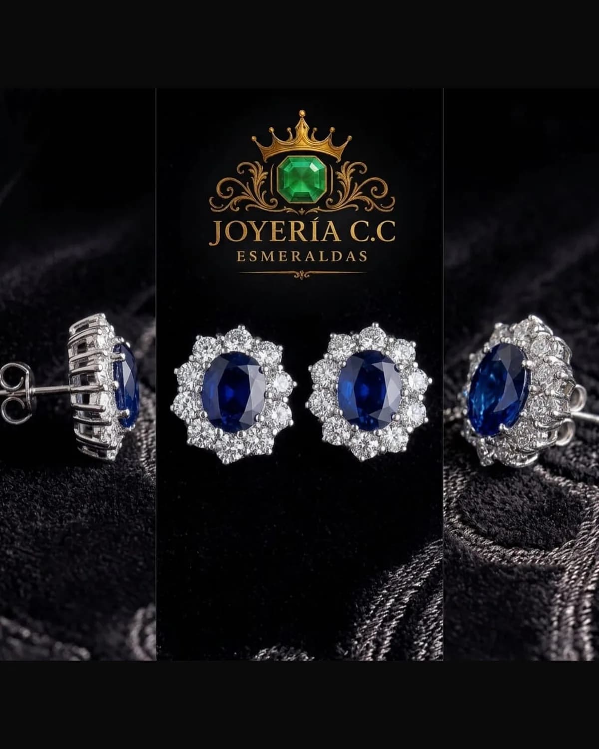 Aretes Regencia Azul